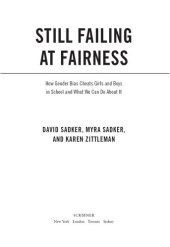 book Still Failing at Fairness: How Gender Bias Cheats Girls and Boys in School and What We Can Do About It