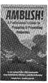 book Ambush!: A Professional’s Guide to Preparing and Preventing Ambushes