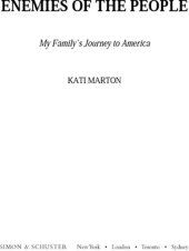 book Enemies of the People: My Family's Journey to America