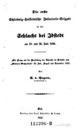 book Die erste schleswig-holsteinische Infanterie-Brigade in der Schlacht bei Idstedt am 24. und 25. Juli 1850