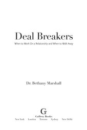 book Deal Breakers: When to Work on a Relationship and When to Walk Away