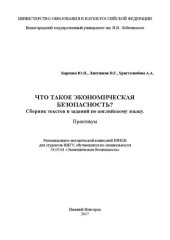 book Что такое экономическая безопасность? Сборник текстов и заданий по английскому языку: Практикум