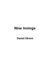 book Nine Innings: The Anatomy of a Baseball Game