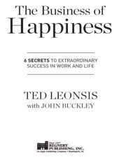 book The Business of Happiness: 6 Secrets to Extraordinary Success in Life and Work