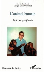 book L’animal humain : traits et spécflcités