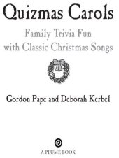 book Quizmas Carols: Family Trivia Fun with Classic Christmas Songs