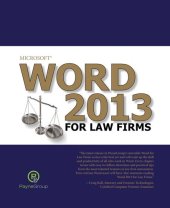 book Microsoft Word 2013 for Law Firms