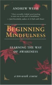 book Beginning Mindfulness: Learning the Way of Awareness