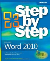 book Microsoft Word 2010 Step by Step (Step By Step (Microsoft))