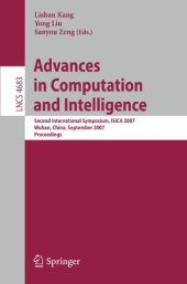 book Advances in Computation and Intelligence: Second International Symposium, ISICA 2007 Wuhan, China, September 21-23, 2007 Proceedings