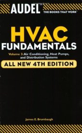 book AudelHVAC Fundamentals: Volume 3: Air Conditioning, Heat Pumps and Distribution Systems