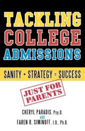 book Tackling College Admissions: Sanity + Strategy=success