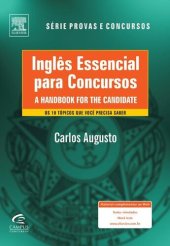 book Inglês Essencial Para Concursos