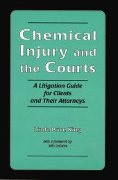 book Chemical Injury and the Courts: A Litigation Guide for Clients and Their Attorneys