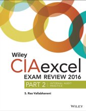 book Wiley CIAexcel Exam Review 2016: Part 2, Internal Audit Practice