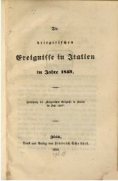 book Die kriegerischen Ereignisse in Italien im Jahre 1849 ; Fortsetzung der "Die kriegerischen Ereignisse in Italien im Jahre 1848"