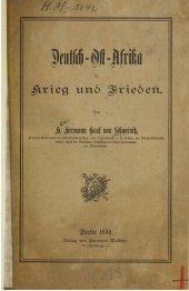 book Deutsch-Ost-Afrika in Krieg und Frieden