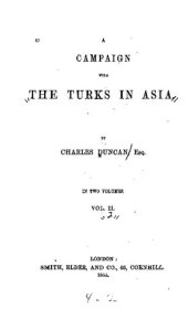 book A Campaign with the Turks in Asia