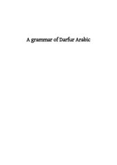 book A grammar of Darfur Arabic