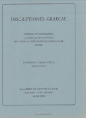 book Inscriptiones Atticae Euclidis anno anteriores; decreta et tabulae magistratuum