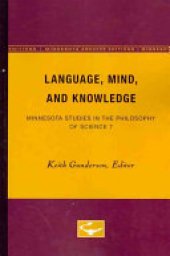 book Language, Mind, and Knowledge