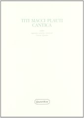 book T. Maccius Plautus: Cantica