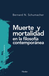 book Muerte y mortalidad en la filosofía contemporánea