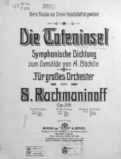 book Die Coteninsel Symphonische Dichtung zum Gemalde von A. Bocklin