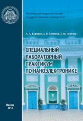 book Специальный лабораторный практикум по наноэлектронике: учебное пособие