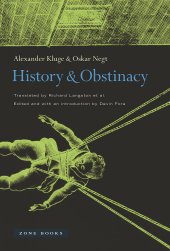 book History and Obstinacy (Zone Books)