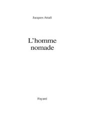 book L'homme nomade (Documents)