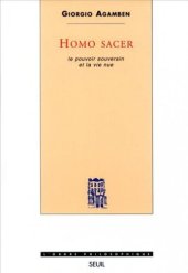 book Homo sacer. Le pouvoir souverain et la vie nue