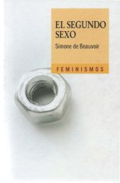 book El segundo sexo