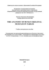 book The anatomy of human skeletal muscles in tables: Учебно-методическое пособие