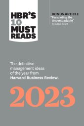 book HBR's 10 Must Reads 2023