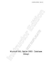 book Microsoft SQL Server 2000 Database Design