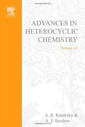 book Advances in Heterocyclic Chemistry, Vol. 16