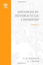 book Advances in Heterocyclic Chemistry, Vol. 15