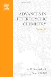 book Advances in Heterocyclic Chemistry, Vol. 23