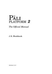 book Pali Platform 2: The Ofiicial Manual