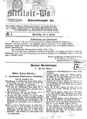 book Militär-Wochenblatt