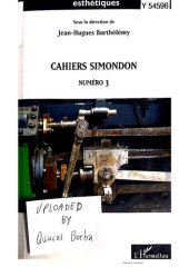 book Cahiers Simondon