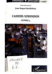 book Cahiers Simondon