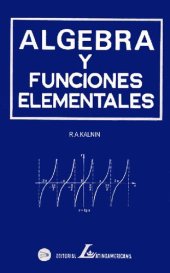 book Algebra y funciones elementales