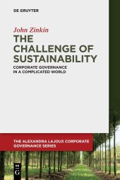 book The Challenge of Sustainability: Corporate Governance in a Complicated World