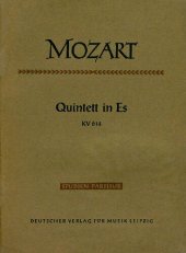 book Quintett in Es fur 2 Violinen, 2 Violen u. Violoncello