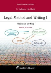 book Legal Method and Writing I: Predictive Writing