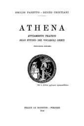 book Athena. Avviamento pratico allo studio dei vocaboli greci