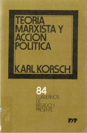 book Teoría marxista y acción política