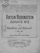 book Sonate № 2 fur Pianoforte und Violoncell